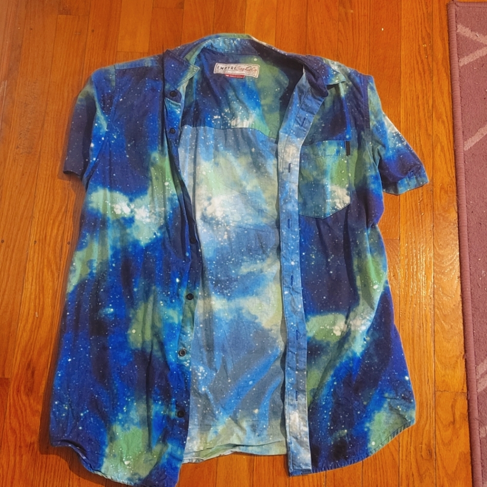 Empyre SurplusCo Medium Galaxy button-up dress shirt